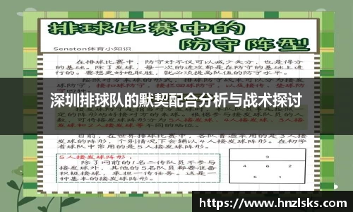 深圳排球队的默契配合分析与战术探讨